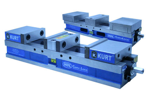 Morsa per macchina utensile - HDLM4J - Kurt Manufacturing-Industrial Products Division - pneumatica / modulare / doppia