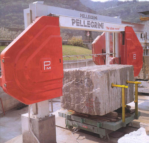 Sega a nastro - DF 2000-2500-3000-3500 - Pellegrini - per pietra / CNC