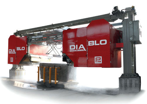 Macchina da taglio a filo diamantato - Diablo 72 - Pellegrini - per pietra / CNC