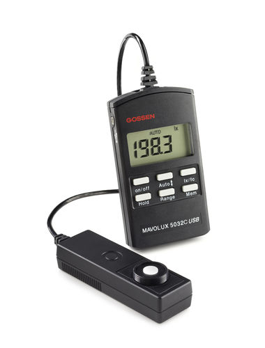 Luxmetro C-Class - MAVOLUX 5032 C USB - GOSSEN Foto- und Lichtmesstechnik GmbH - digitale / compatto / tascabile