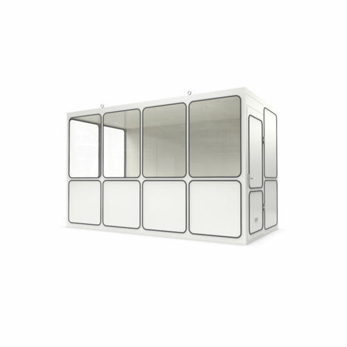 Sistema room-in-room modulabile - Ri 10 - WSM – Walter Solbach Metallbau GmbH - in lamiera / in fibra minerale / con pavimento in PVC