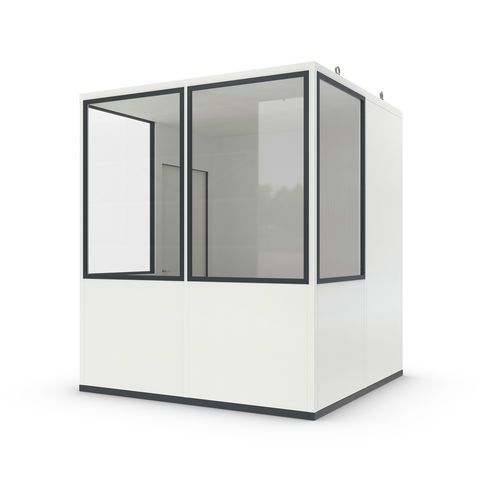 Sistema room-in-room in lamiera - Basic 5 - WSM – Walter Solbach Metallbau GmbH - in fibra minerale / con pavimento in PVC