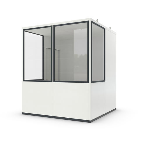 Sistema room-in-room in lamiera - Basic 5 Starter Plus - WSM – Walter Solbach Metallbau GmbH - in fibra minerale / con pavimento in PVC
