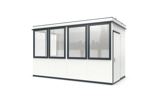 Sistema room-in-room modulabile - Outdoor Basic 10 - WSM – Walter Solbach Metallbau GmbH - in lamiera / con pavimento in PVC