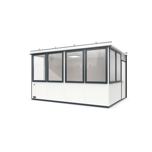 Sistema room-in-room modulabile - Outdoor Basic 15 Starter Plus - WSM – Walter Solbach Metallbau GmbH - in lamiera / in fibra minerale / con pavimento in PVC