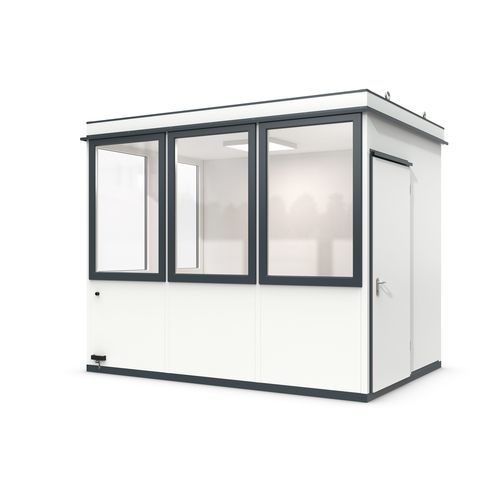 Sistema room-in-room modulabile - Outdoor Basic 7 Mini - WSM – Walter Solbach Metallbau GmbH - in lamiera / in fibra minerale / con pavimento in PVC