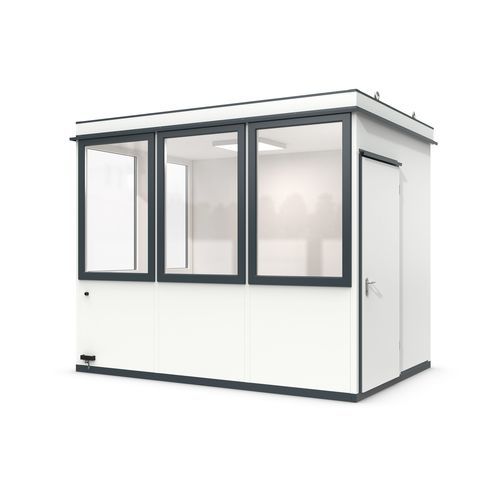 Sistema room-in-room modulabile - Outdoor Basic 7 Starter Plus - WSM – Walter Solbach Metallbau GmbH - in lamiera / con pavimento in PVC