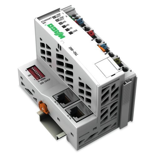 PLC per controller - 750 series - WAGO - integrato / su guida DIN / con I/O integrati