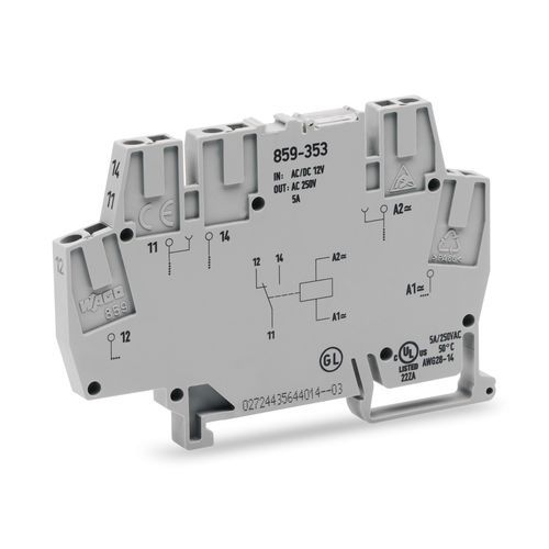 Modulo relè con optoaccoppiatore - 859 series  - WAGO - di commutazione / DC / AC