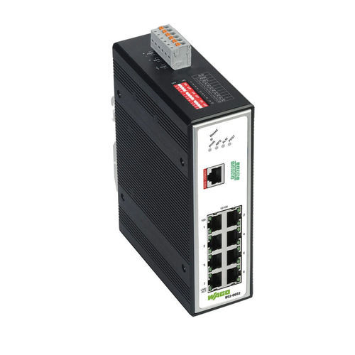 Switch Ethernet gestibile - 852-602 - WAGO - 8 porte / ProfiNet / DIP