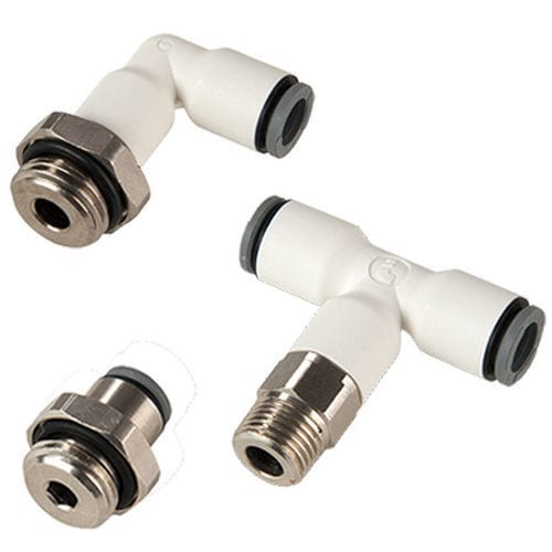 Raccordo idraulico - LIQUIfit® - Parker Fluid System Connectors Division Europe - pneumatico / filettato / push-in