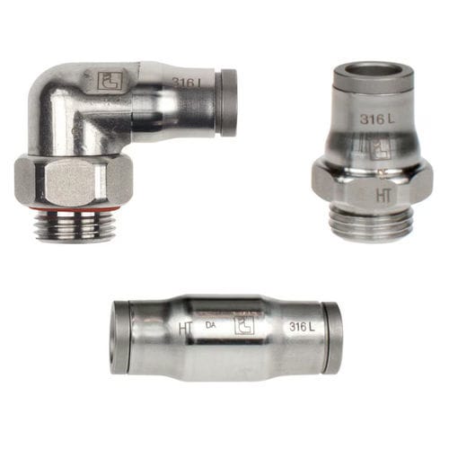 Raccordo per prodotti chimici - LF 3800  - Parker Fluid System Connectors Division Europe - per aria compressa / per vuoto / filettato
