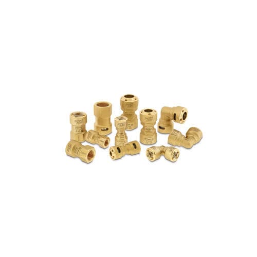 Connettore per tubi a gomito - ZoomLock PUSH - Parker Fluid System Connectors Division Europe - in ottone / rapido