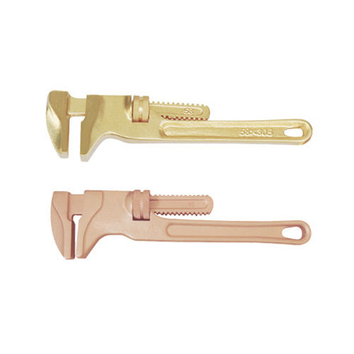 Chiave giratubi antiscintilla - 127 series - HEBEI BOTOU SAFETY TOOLS CO.,LTD - in rame / in bronzo / regolabile
