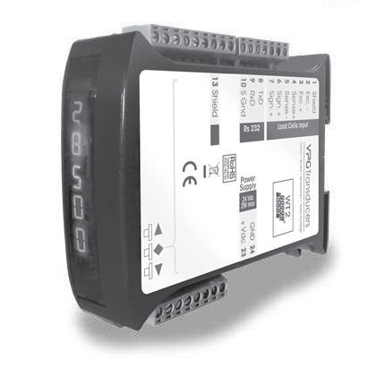 Indicatore di peso digitale - WT2 - VPG Transducers - Vishay Precision Group - su guida DIN / per ambienti pericolosi / a sicurezza intrinseca