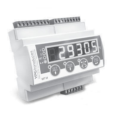 Indicatore di peso con display LED - WT14 - VPG Transducers - Vishay Precision Group - su guida DIN / per ambienti pericolosi / a sicurezza intrinseca