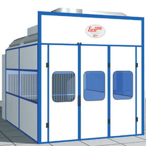 Cabina di verniciatura chiusa - Euroauto PSV series - Eurotherm - per veicolo / con filtro secco / pressurizzata
