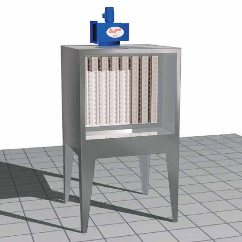 Cabina di verniciatura aperta - Mini series - Eurotherm - per pezzi di ricambio / con filtro secco