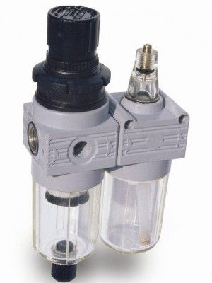 Filtro regolatore lubrificatore ad aria - AJ-FR+L - F.lli GHIOTTO snc - per aria compressa / a cartuccia