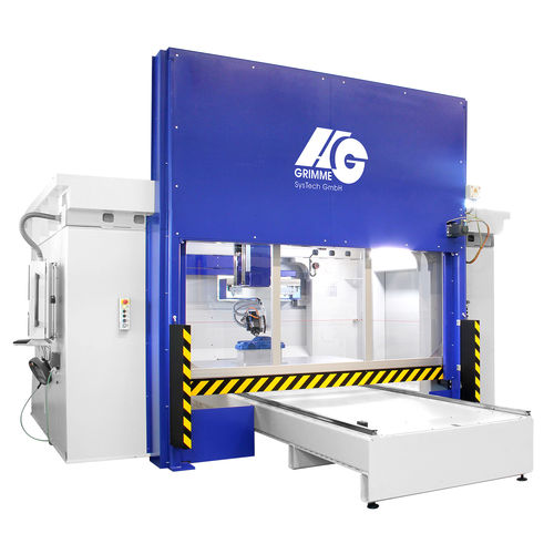 Fresatrice CNC con piano di lavoro estraibile - G-S-F/Shuttle - HG GRIMME SysTech GmbH - 5 assi / a mandrino orientabile / per compositi