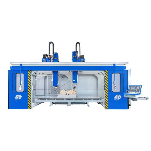 Macchina da taglio con tavolo di scambio - G-S-W - HG GRIMME SysTech GmbH - a getto d'acqua / per materie plastiche / per materiale tessile