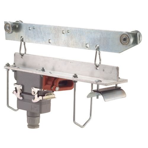 Carrello portacavi in acciaio galvanizzato - CON2P1-I series - By CARPEL - con connettore cavo piatto / piatto