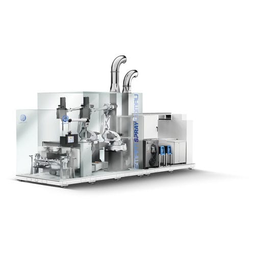 Sistema di rivestimento automatico - SmartSprayComau series - COMAU - duro / per applicazioni automobilistiche / PTWA