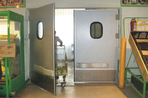 Porta battente - Gandhi Automations Pvt Ltd - in acciaio inossidabile / per interno / industriale