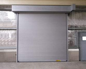 Porta ad avvolgimento - Gandhi Automations Pvt Ltd - in acciaio galvanizzato / industriale / di sicurezza