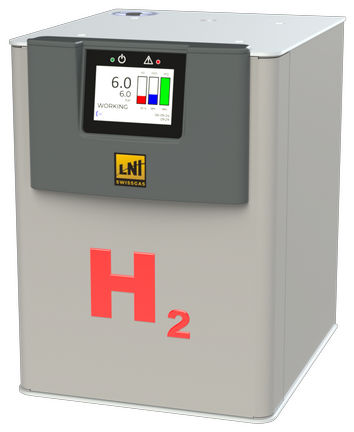 Generatore di idrogeno puro - HG KUBE V2 - LNI SWISSGAS - da laboratorio / per gas-cromatografia / PEM