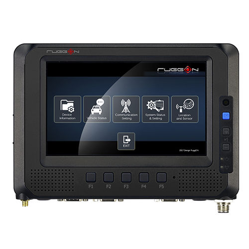 Terminale mobile - MT7000 - RuggON Corporation - con touch screen multitouch / montato su veicolo / 1024 x 600