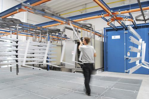 Linea di verniciatura a polvere manuale - Belmeko