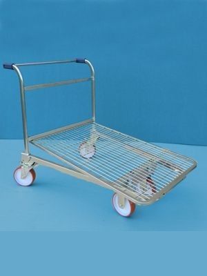 Carrello in metallo - cargopak srl - con piattaforma a griglia / multiuso