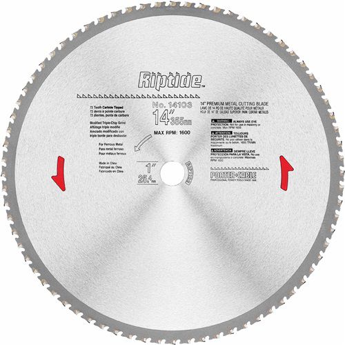 Lama per sega circolare - 14103 - Porter-Cable - in acciaio / per metallo