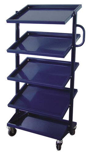 Carrello di stoccaggio - 800 x 420 x 1355 mm | RB-99 - Plastipol, s.a. - in metallo / a ripiani / porta-contenitori