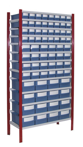 Scaffale senza viti - 1080 x 500 x 2000 mm | EP50-COMBI5 - Plastipol, s.a.