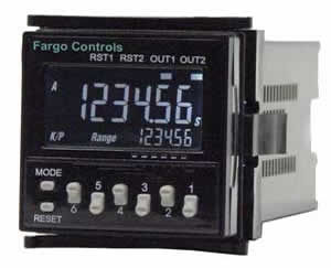 Contatore tachimetro - TC-48 series   - FARGO CONTROLS INC; - a 6 cifre / elettronico / con preselettore