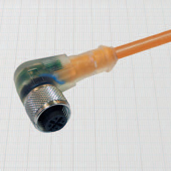 Connettore di dati - C8B/2 series  - BDC ELECTRONIC S.r.l. - DIN / a gomito / femmina