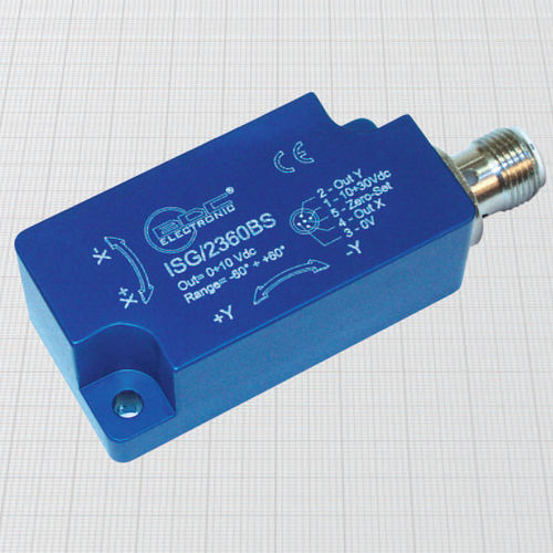 Inclinometro 2 assi - ISG series - BDC ELECTRONIC S.r.l. - analogico / rinforzato / applicazioni