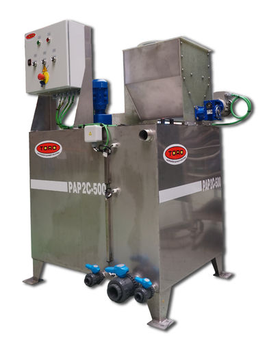 Stazione di preparazione di dosaggio - PAP-2C INOX - TORO EQUIPMENT  - di polielettroliti