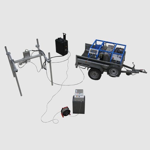 Sistema di taglio a getto d'acqua abrasivo - MobiCut® - HYDROPROCESS - per pietra / elettrico / lineare