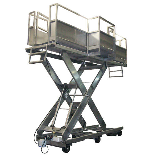 Piattaforma elevatrice a forbice mobile - LTES054 - superlift material handling - per uso in interni ed esterni