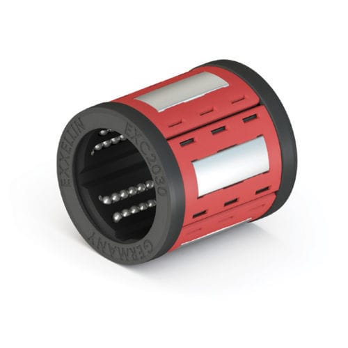 Boccola a sfere - EXC series - Exxellin Linear GmbH & Co. KG - auto-allineante / liscia / in acciaio