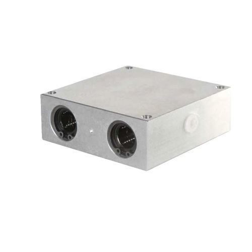 Supporto di albero con cuscinetto - EQSG series - Exxellin Linear GmbH & Co. KG - in alluminio / struttura chiusa