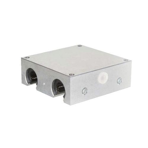Supporto di albero aperto - EQSO series - Exxellin Linear GmbH & Co. KG - con cuscinetto / in alluminio