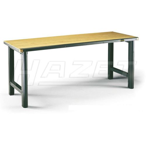 Banco da lavoro in legno - 130-1 - Hazet - monoblocco