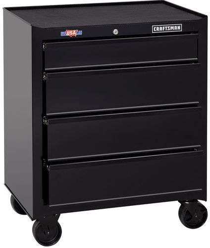 Armadio di stoccaggio - CMST22741BK - Craftsman. - con rotelle / 4 cassetti / in acciaio