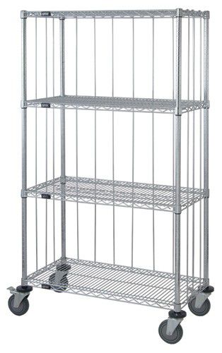 Carrello di stoccaggio - M1836C4xRE - Quantum Storage systems - in metallo / a ripiani / con piattaforma a griglia