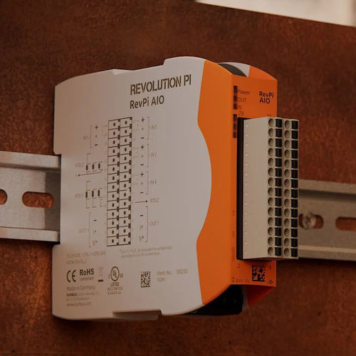 Modulo I/O analogico - RevPi AIO - Revolution Pi - a 4 ingressi analogici / a 2 uscite analogiche / di tensione