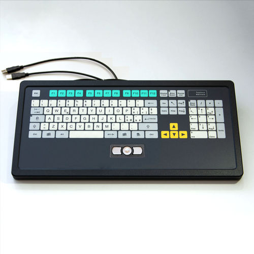 Tastiera da ufficio - KT-105-T-02 - k-tronic S.r.l. - a tasti meccanici / a membrana / 105 tasti